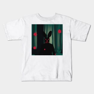 Dark Forest Bloody Easter Rabbit Kids T-Shirt